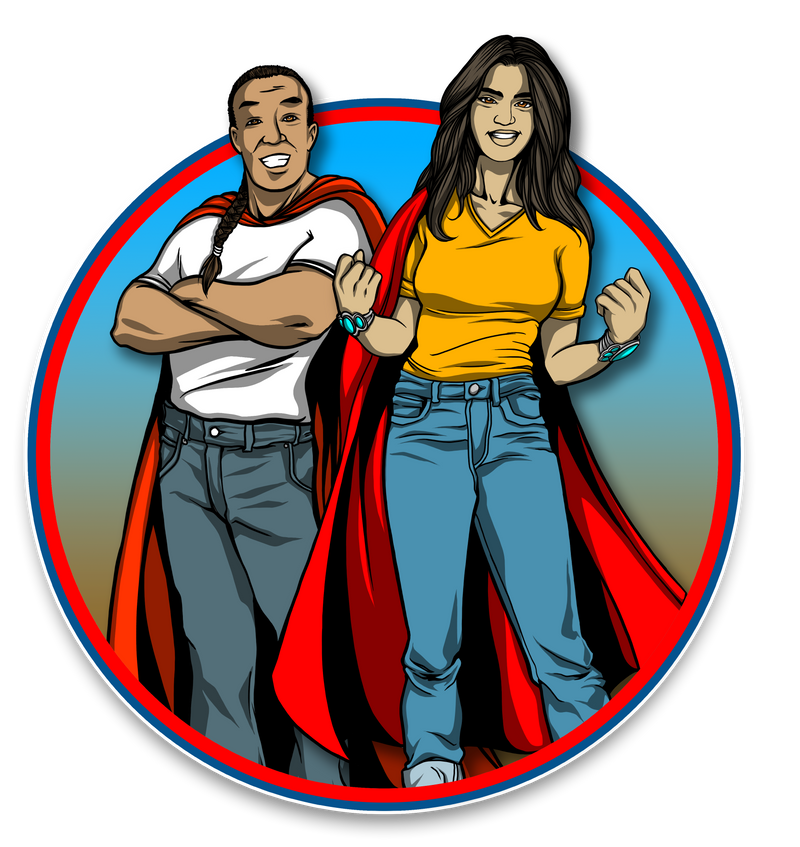 Native Superheroes (No Border)