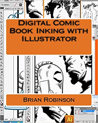 Digital Comic Book Inking with Illustrator
